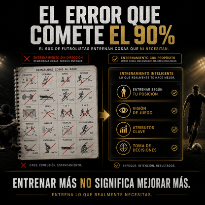 Guía digital Mejora según tu posición en el Futbol